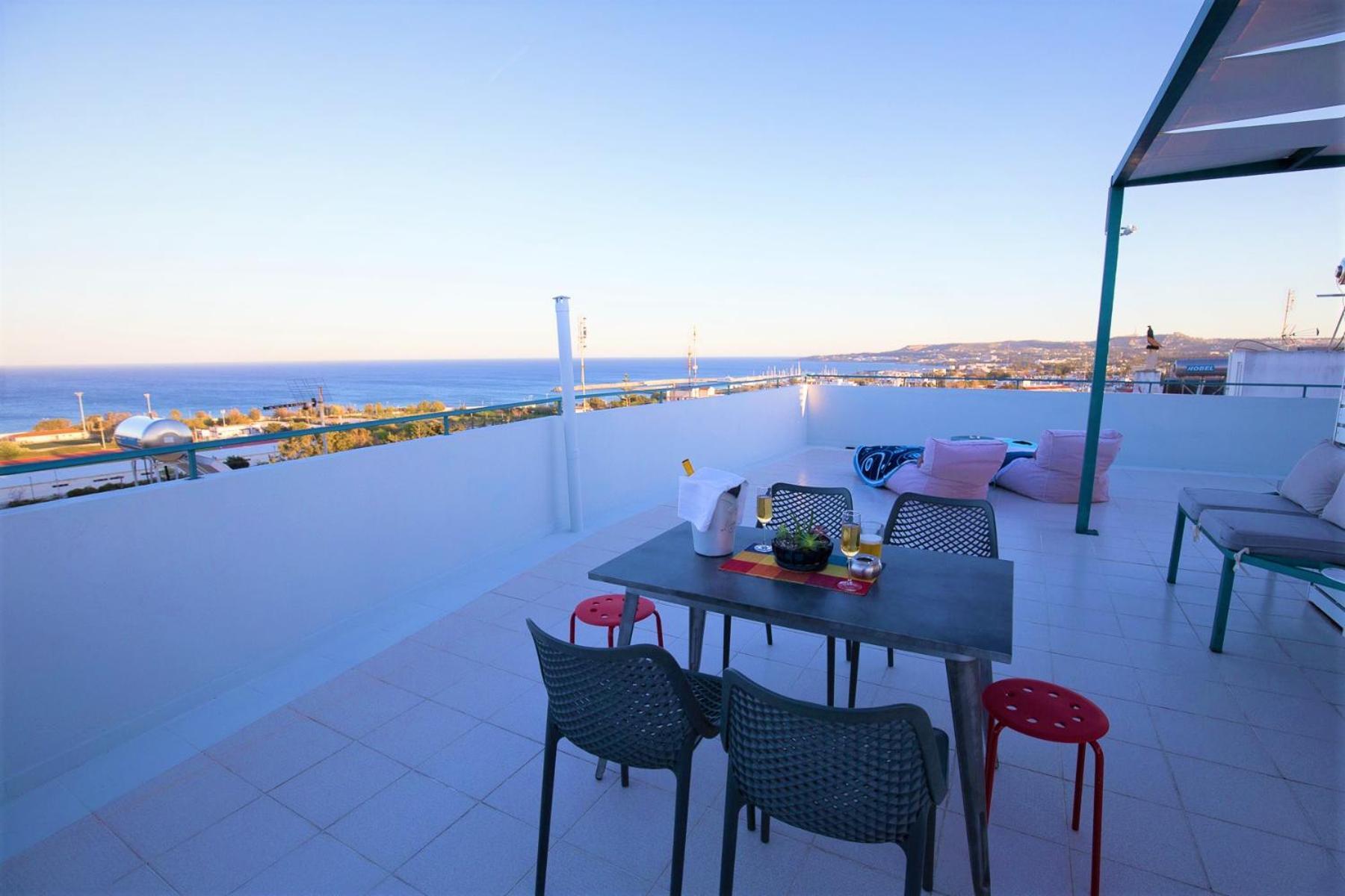 Groovy & Cozy Apt With Private Seaview Rooftop Terrace Rhodes City Buitenkant foto