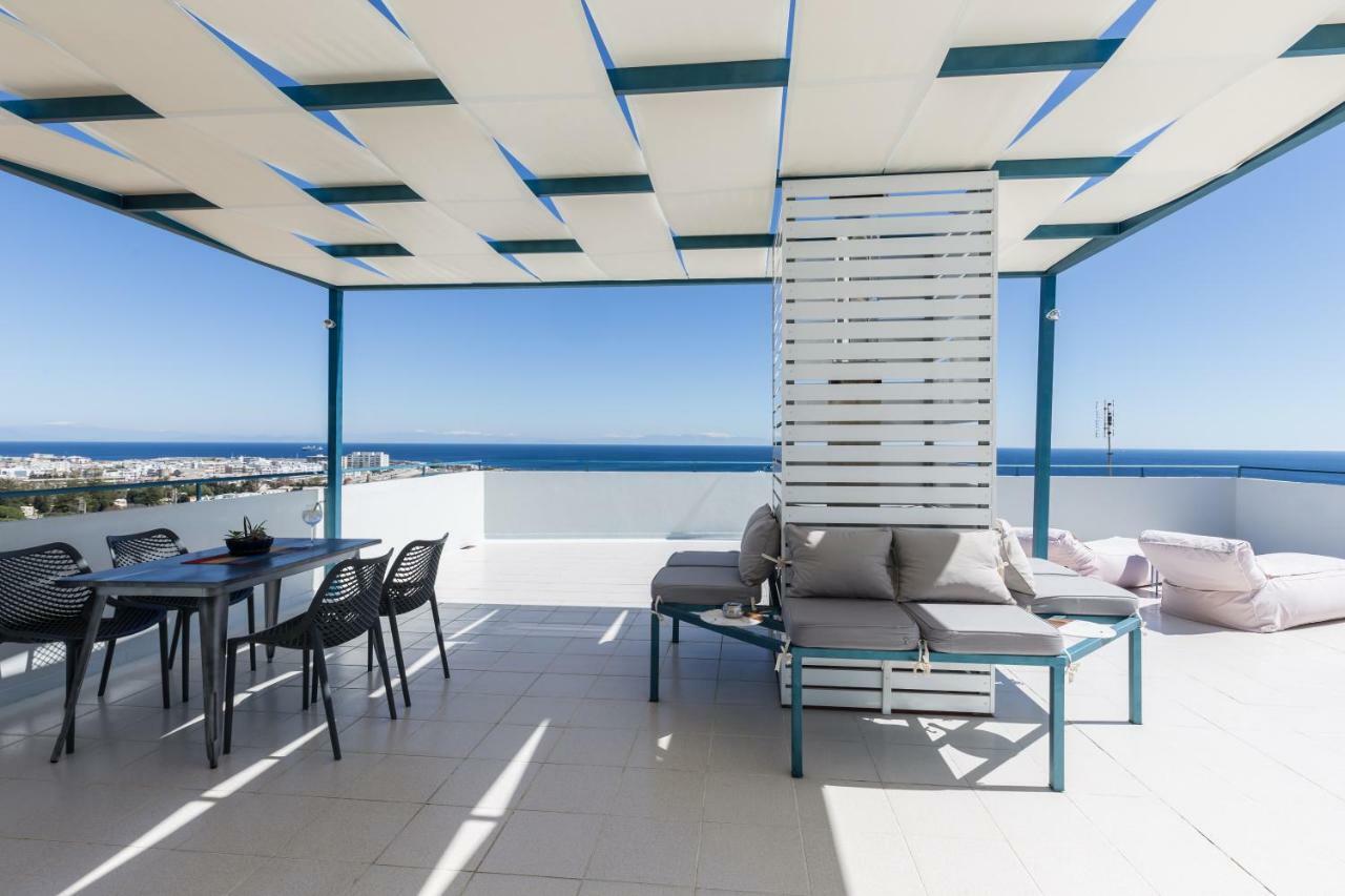 Groovy & Cozy Apt With Private Seaview Rooftop Terrace Rhodes City Buitenkant foto