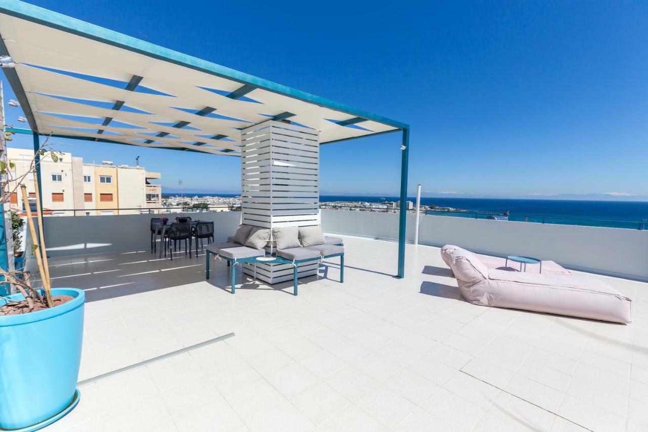 Groovy & Cozy Apt With Private Seaview Rooftop Terrace Rhodes City Buitenkant foto